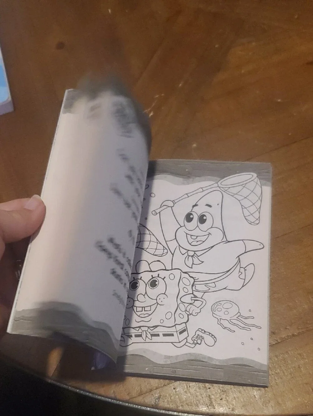 Nickelodeon SpongeBob Patrick Blue Purple Yellow Joke Book